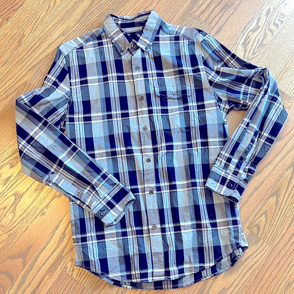 Gap Plaid Button Down Shirt Mens M